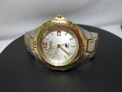 MEN'S FOSSIL BLUE TWO-TONE QUARTZ WATCH 6
