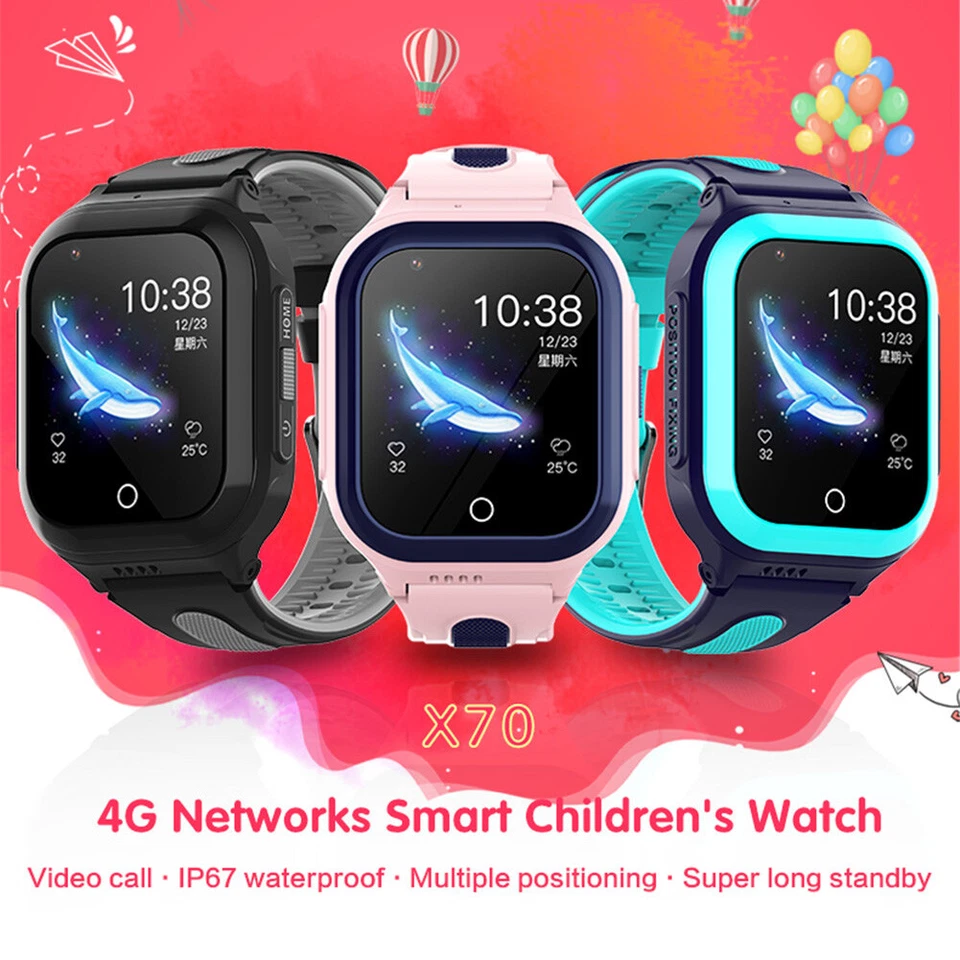 4G Smart Watch Kids Anti-Lost Smartwatch with Location Tracker Video Camera Call - Image 2 of 4
