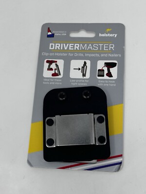 Drivermaster Clipon Tool Belt Drill Holder Simple Hook Holster For Cordless Dril