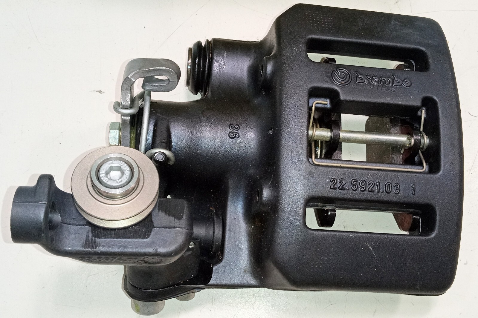 Ferrari 430 Rear Brembo Emergency Brake Caliper_228021_360 Modena_Spider_LH_NEW