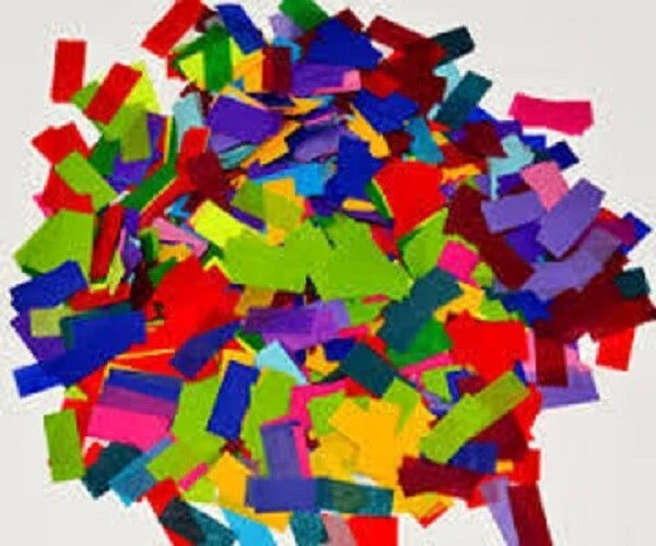 Confetti MULTI Tissue per pound flameproof confetti rectangular Paper confetti