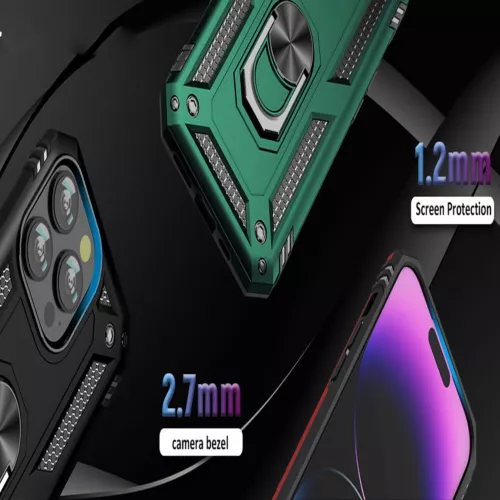 适用于 iPhone 11/11 Pro Max 外壳 手机保护套 防震支架 + 钢化玻璃 - 第 39 张/共 53 张