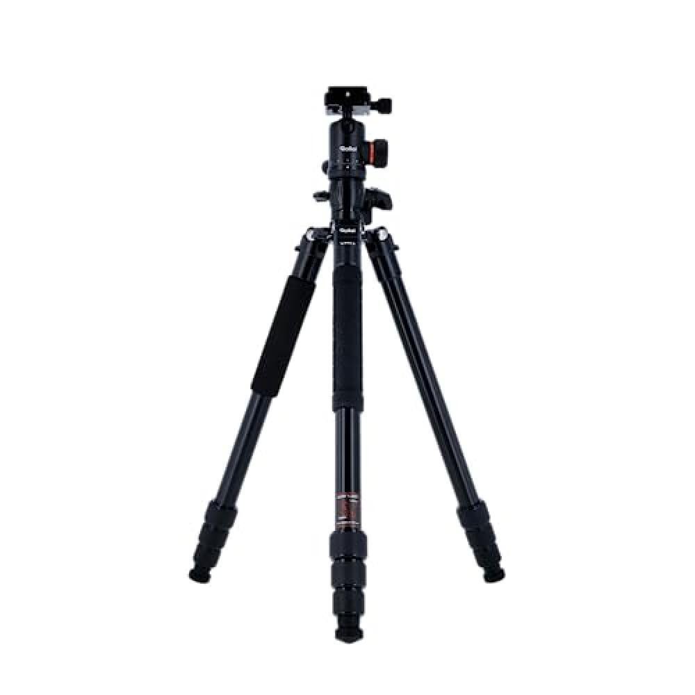 (TG. C5I Makro Pro) Rollei C5I MAKRO PRO I Carbon Treppiede I Nero I Testa a sfe