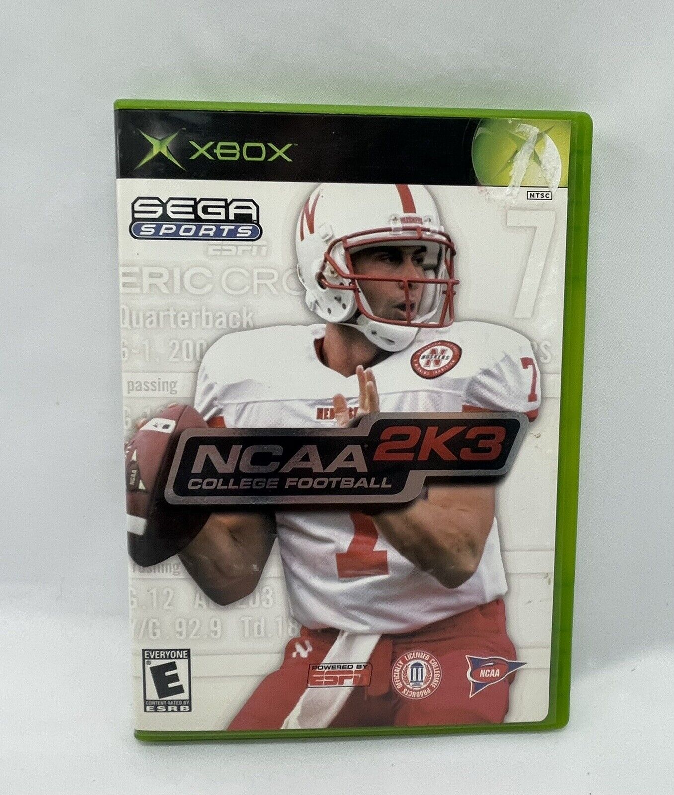 NCAA College Football 2K3 (Microsoft Xbox, 2002) completo con manual