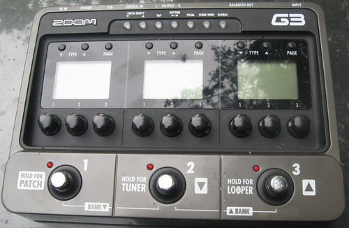 Pedal de guitarra procesador multiefectos zoom modelo G3 - Imagen 6 de 7