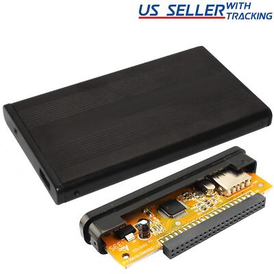 USB External Portable ATA IDE 2.5'' Hard Drive Enclosure Case