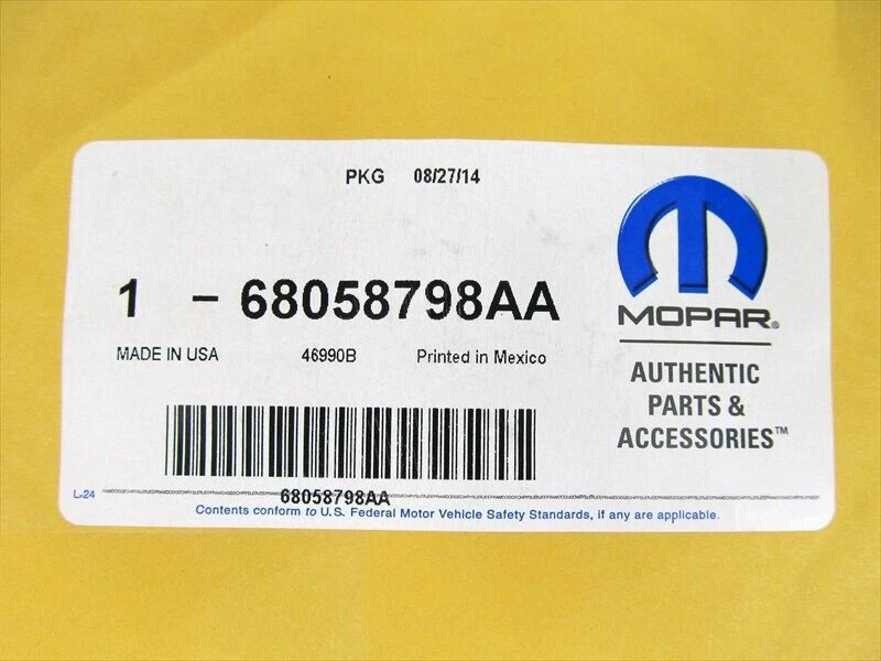 Jeep Patriot 2010-2017 vista exterior lado derecho cristal espejo mopar 68058798aa Foto 4 de 4
