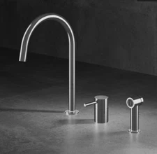 MGS F2RSP-P Separate Mixer And Side Spray POLISHED STAINLESS STEEL New in Box!