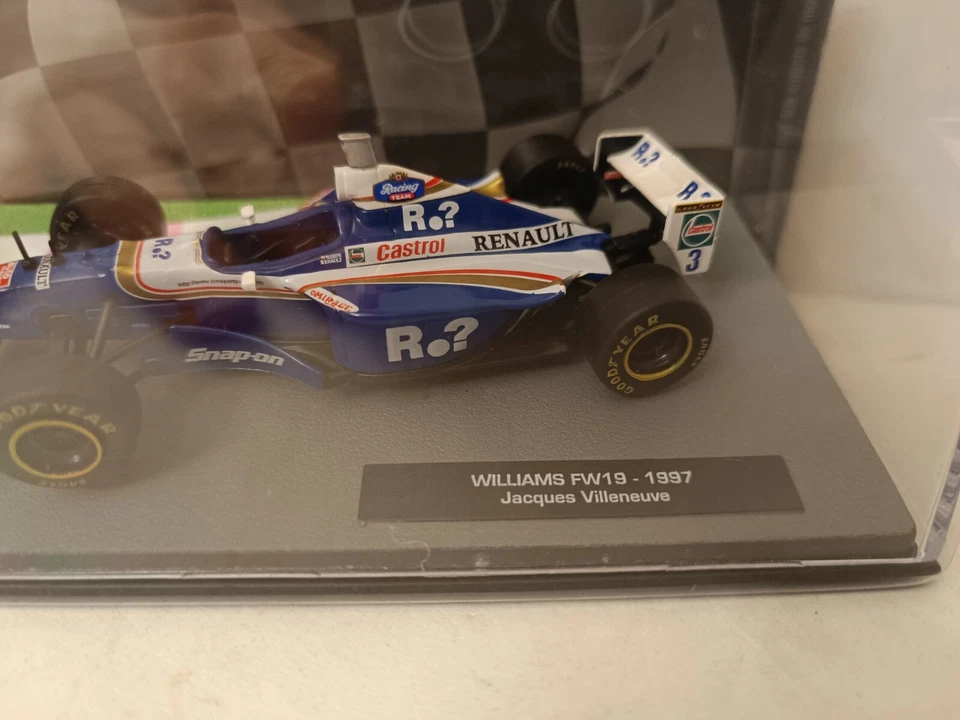 Panini F1 Collection Car Collection Jacques Villeneuve Williams Renault FW19 - Immagine 3 di 4