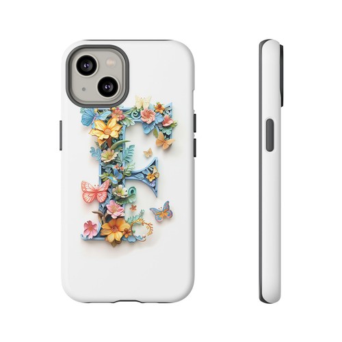 Floral Letter F Phone Case for iPhone, Samsung & Google Pixel - Picture 66 of 227