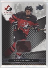 2018 Upper Deck Team Canada Juniors Team Canada Jerseys Cole Fonstad #34 8tn