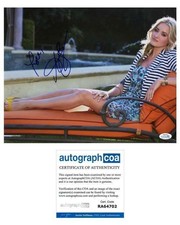 AJ Michalka Signed Autographed 11x14 Photo Hot Sexy Legs Aly & AJ ACOA