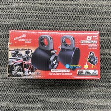 Audiopipe Marine 6  Compact Wakeboard Tower Speaker Empty  Enclosures Black Pair