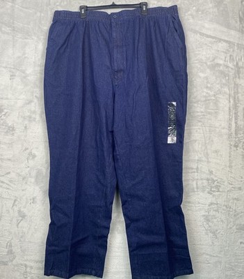 NWT Falcon Bay Men s 52/30 Blue Jeans Cotton 4 Pocket Brand New Stretch Waist