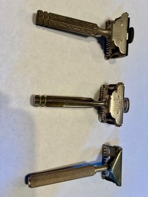 Vintage Star, Press & Ever Ready Razors & Stropping Machine - Lot of 3 Razors