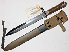 Vintage Spanish Model L  Knife Bayonet & Scabbard - Military Surplus 2