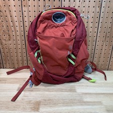 Osprey Jet 12 Kids Hiking Backpack Bag 12 Liter 16x12 Orange Red Hydration