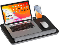 Laptopkissen Für Bett - Laptopunterlage Mit Handgelenkauflage Und Telefonhalter
