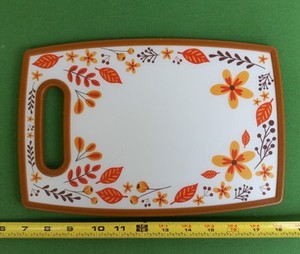 Charcuterie Display Autumn Leaf Design Halloween Party Kitchen Cutting Board