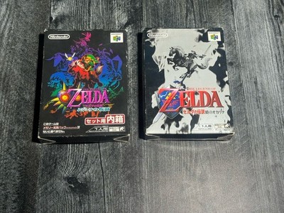 Legend of Zelda Majora's Mask and Ocarina of Time set Nintendo64 N64 JAPAN READ!