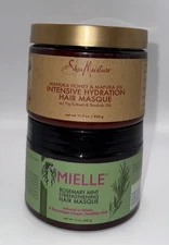 Mielle Rosemary Mint Strengthening Hair Masque & Shea Moisture Hydration Masque