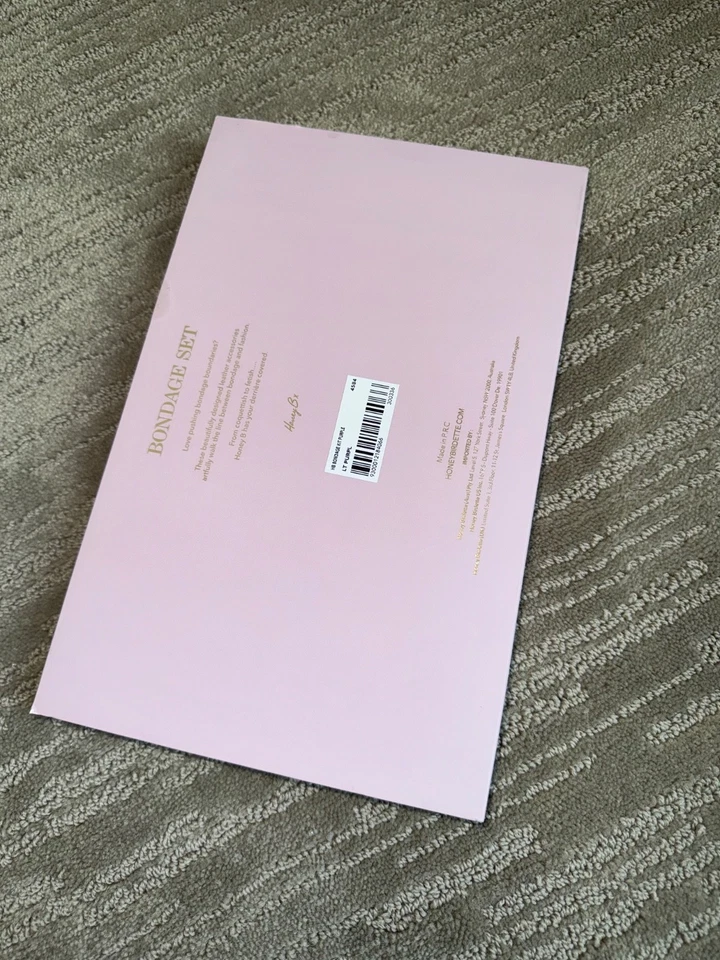 Kit de gravatas de seda Honey Birdette lilás roxo edição limitada bondage novo na caixa - Imagem 4 de 4