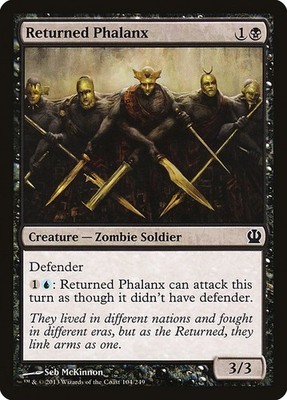 Returned Phalanx Foil Theros 104 NM MTG