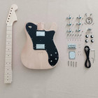 6String TELE DIY Electric Guitar Kit  Maple Fretboard Neck Mahogany Body CR Part — photo 2