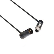 Low Profile TA3F 3 Pin to XLR 3 Pin Male Audio Cable for Lectrosonics Receivers