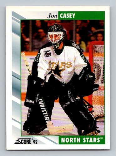 1992 Score Jon Casey #249 card