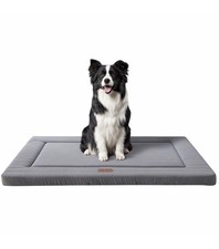 Dog Bed for Crate, Medium/Large Dogs Crate Bed with Soft Wavy Plush Comfortab...