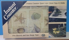 Chop Chop Instant Counter Cutting Board Glass Burner Cover Space 20 ½x11 ¾ Inch