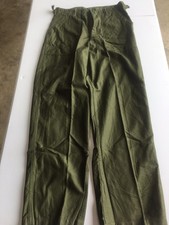 1962 Dated OG-107 Sateen Trousers Fatigue Pants Type 1 Medium
