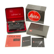 LEICA M6 BLACK RE-ISSUE + BOX 10557 #4045