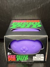 NeeDoh Funky Pup Purple Squeeze Ball Super Squish