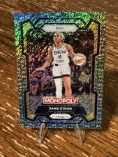 2024 Panini prizm WNBA Dana Evans #55 millionaire green shimmer prizm /20 4/20