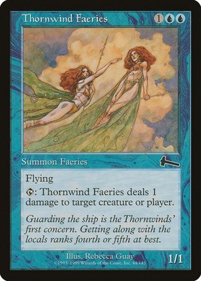 MTG Magic the Gathering Thornwind Faeries (44/143) Urza's Legacy LP