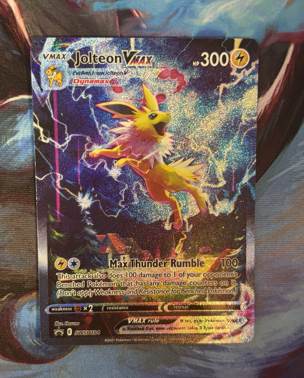 jolteon vmax pokemon card value Jolteon VMAX Alternate Art Custom Pokemon Display Case