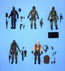 6” G.I. Joe Classified  Lot - 5 Cobra Officer plus Complete Figures