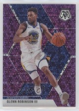 2019-20 Panini Mosaic Fast Break Purple Prizm 12/50 Glenn Robinson III #60 0ud4