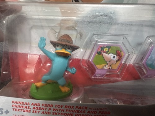 Disney Infinity Phineas e Felce Toy Box Pack Agente P Nuovo Sigillato Raro HTF - Foto 4 di 9