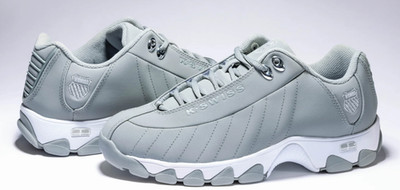 K SWISS Men's ST329 CMF ~ Low Neutral Gray / Silver ~ 9.5 Medium ~ NEW