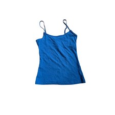 Divided H M dark blue tank top with chest lining, size 4