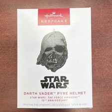Hallmark Star Wars Darth Vader Pyre Helmet Ornament 2025 10th Anniversary
