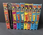 Lot Of 9 Vintage X-Men Marvel comics animated VHS Movies videos 1-7, 9, 11