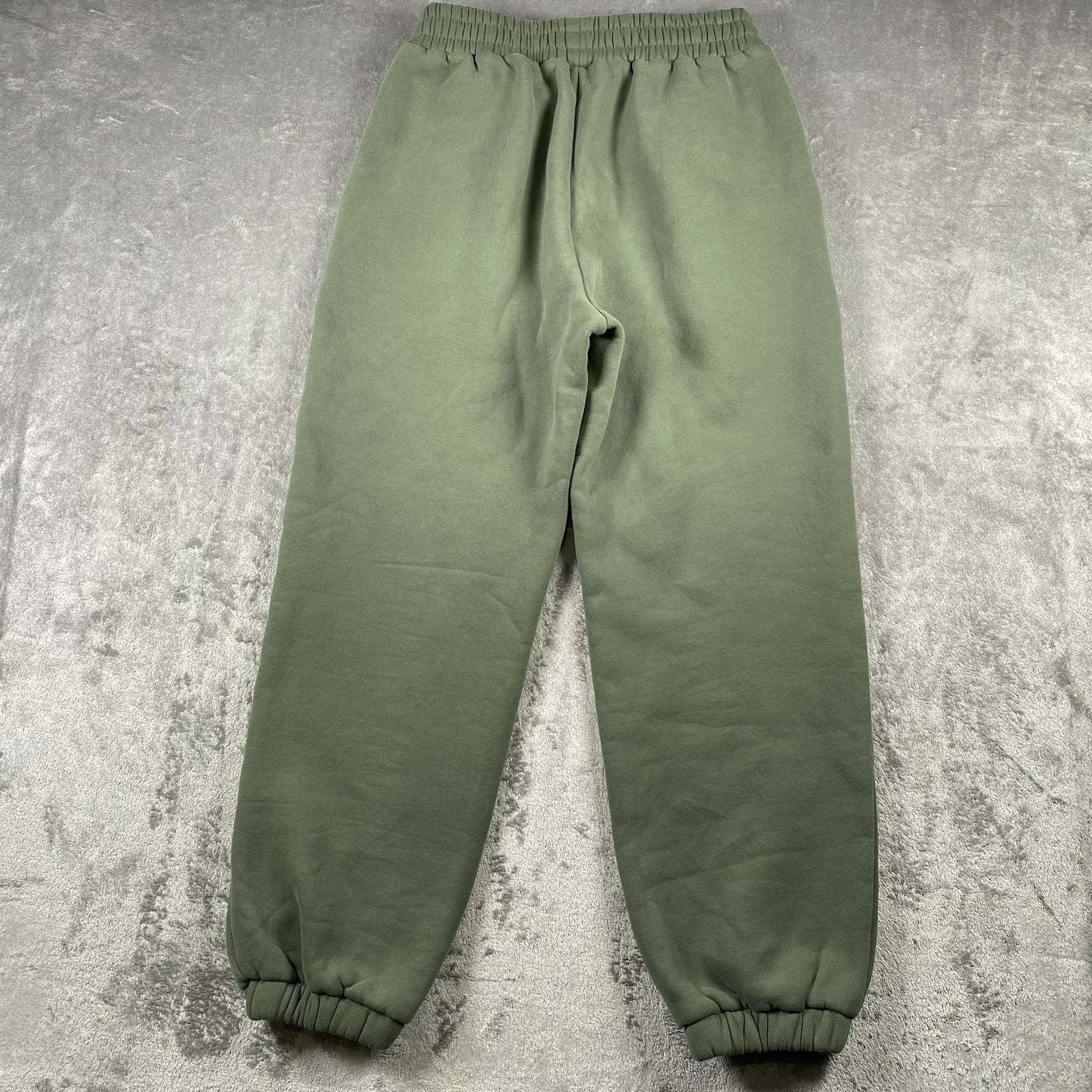 Comfrt Sweatpants Unisex Size L Forest Green Heavyweight Joggers Minimalist Logo