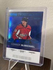 Connor McMichael /99 Rookie 2021-22 UD Credentials 2020-21 Debut Ticket Access