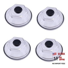 4PCS 2.75"-12 Threads Oil Bath Dust Caps Trailer Axle Cover K71-038-00