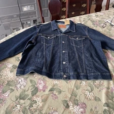 Brand New Levi’s Standard Trucker Dark Blue Trucker Jacket  Men’s XXL