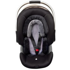Infant Car Seat Head Support 3in1 Breathable Soft Insert Black Grey Toddler